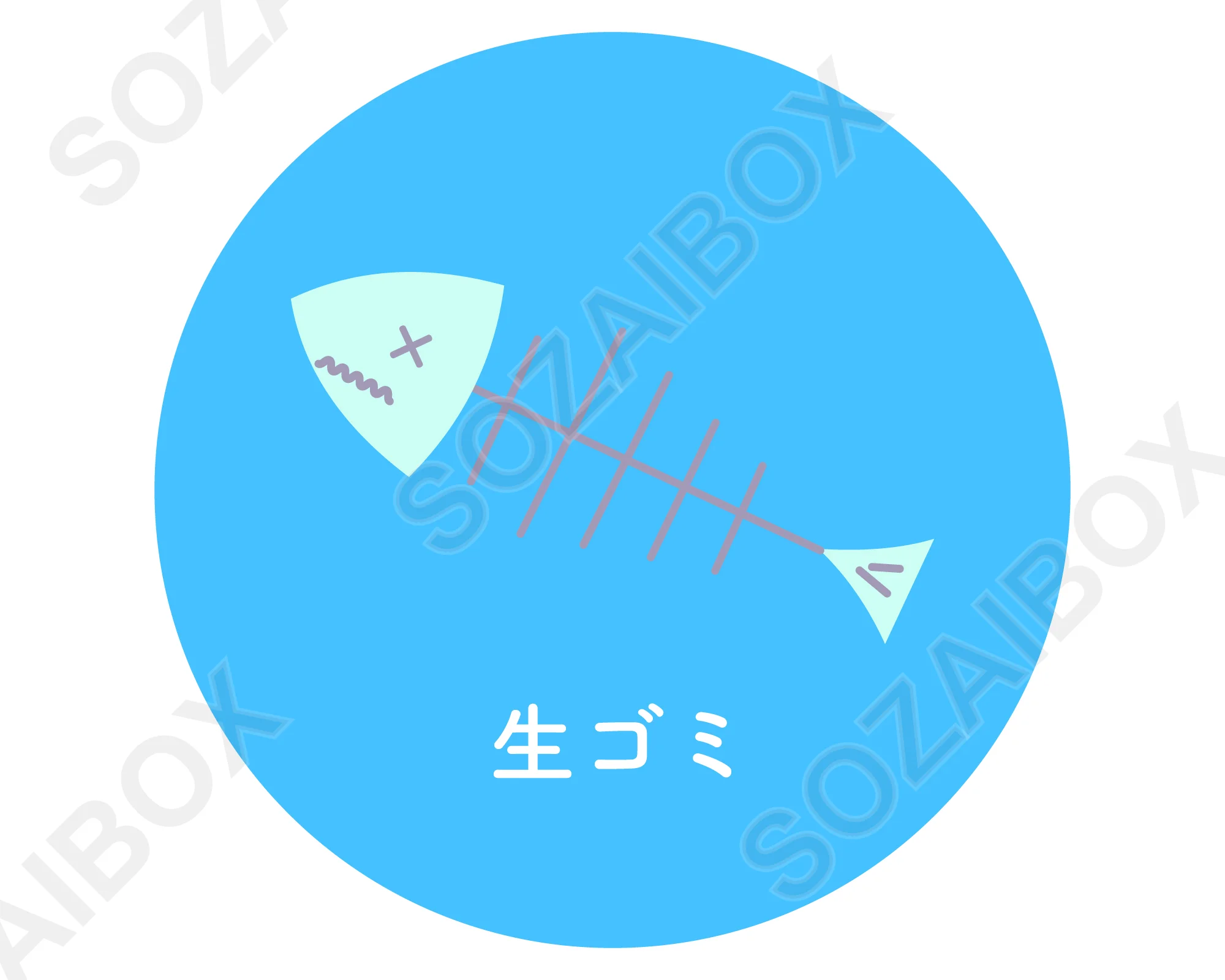 分別ゴミアイコン素材 生ゴミ