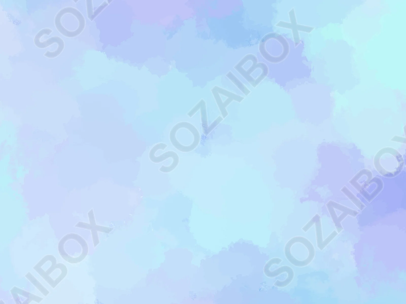 水色・パープル系水彩テクスチャ背景イラスト