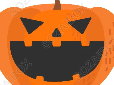 ハロウィンかぼちゃのジャック・オー・ランタン背景