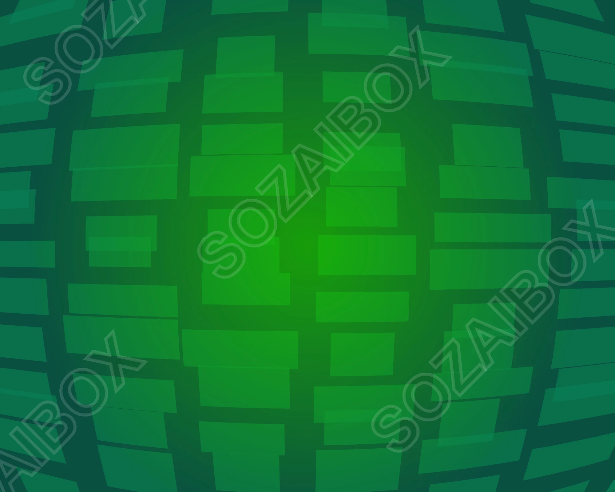 立体感のある近未来的なテクノロジー背景素材 緑