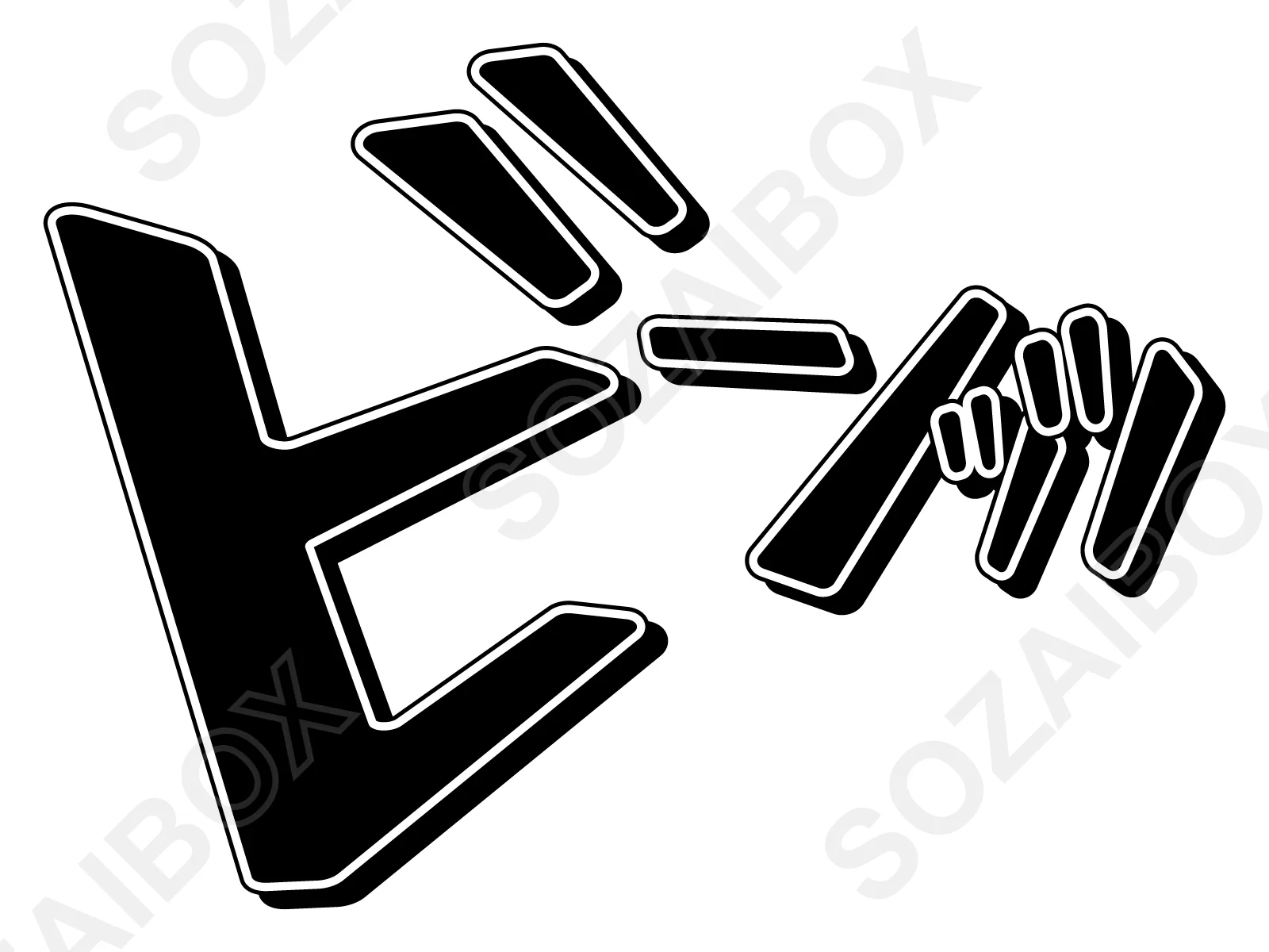 アメコミ擬音ポップ文字|漫画風デザイン素材 25