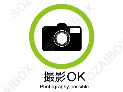 撮影OKマーク｜日本語・英語テキスト入り