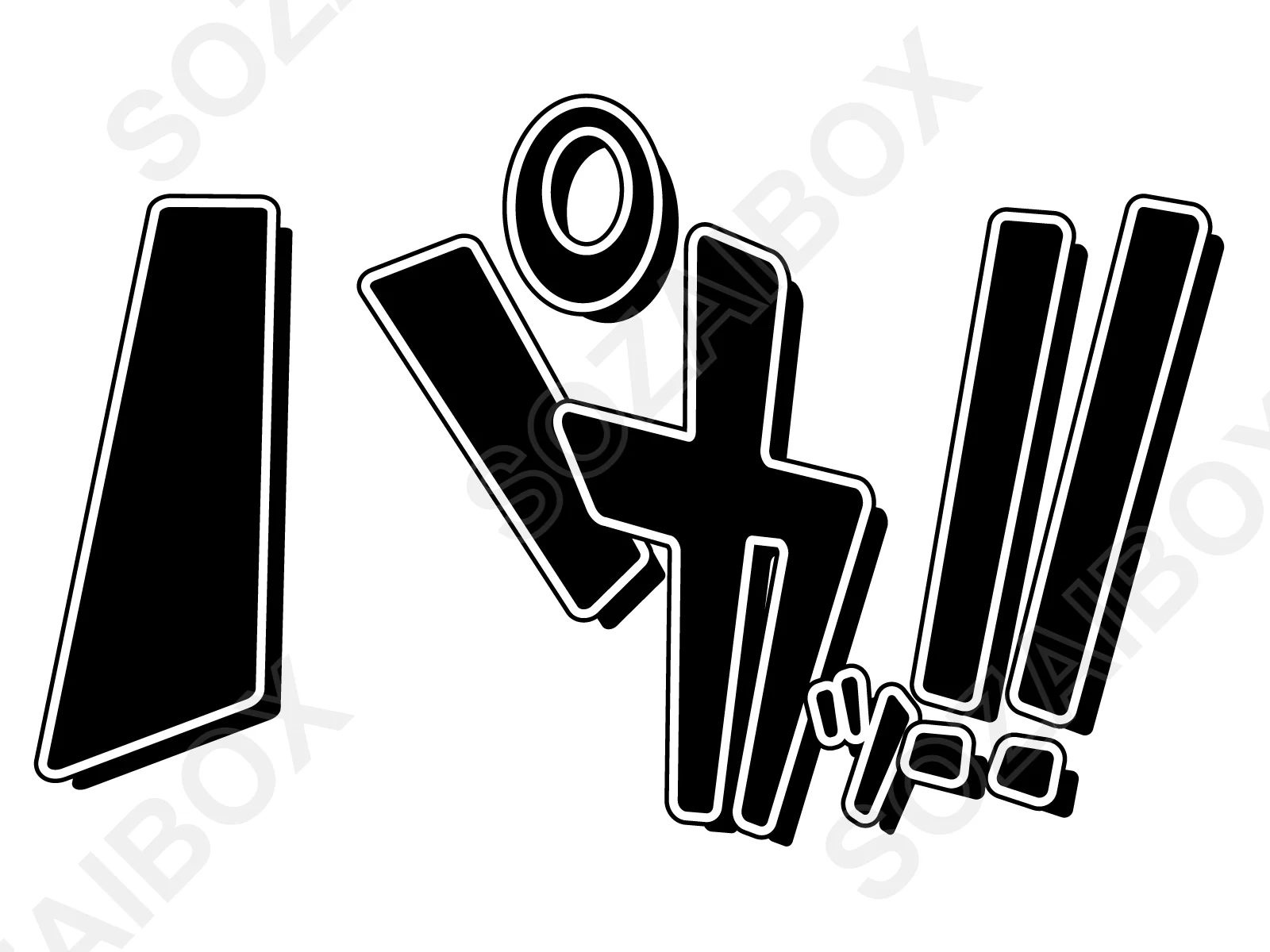 アメコミ擬音ポップ文字|漫画風デザイン素材 38